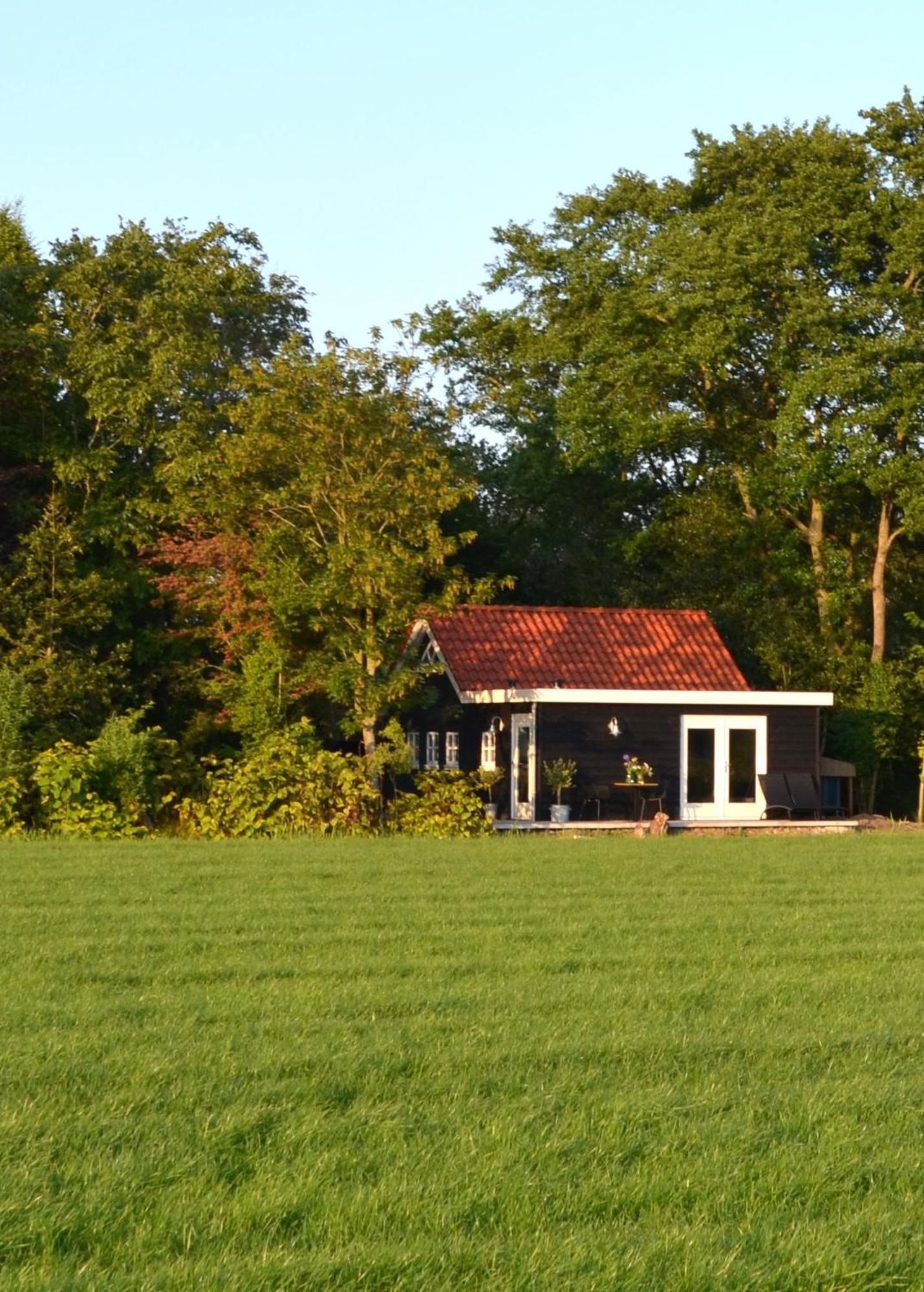 Prive In Een Bosrijke Omgeving Welkom Bij Gastenverblijf Het Ontsnapte Schaap In Jubbega Exterior foto